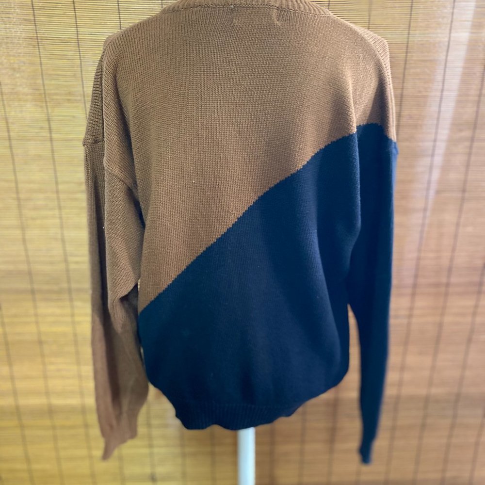 Vintage Unisex Sweater Sun Design Size Large - Picture 4 of 6